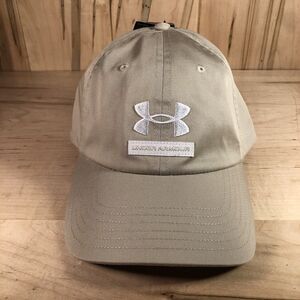 Under Armour Men's UA Branded Hat 1369783-289 Khaki Base OSFM